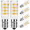 DiCUNO E14 LED Warmweiß 3000K, 3W LED Lampe für Dunstabzugshaube, Ersetzt 40W Halogen, Kühlschranklampe 410lm, Maiskolben Birne für Schreibtischlampen/Wandlampen, CRI85, Nicht dimmbar, 6er Pack
