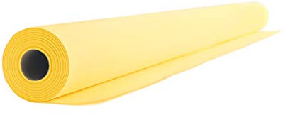 AROBA 1x Airlaid Tischdeckenrolle (Gelb, 1,2 m x 24 m) - Stoffähnliche Tischdecke - Hochwertige Tischtuchrolle für Hotel, Catering, Geburtstag, Restaurants, Kommunion, Taufe