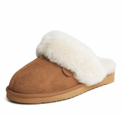 Dearfoams Fireside para mujer, marrón, 38 EU