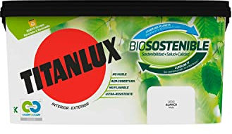Titanlux Biosostenible pintura para paredes Blanco 4L