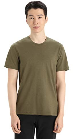 Icebreaker Men's Central Classic SS T-Shirt for Everyday Use, Adventure, Gym & Training - Loden, L