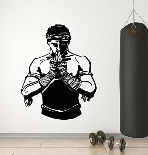 myrockshirt Thaiboxen Muay Thai Kämpfe Kickboxen 90 x 60 cm Aufkleber Autoaufkleber Sticker Wandtattoo