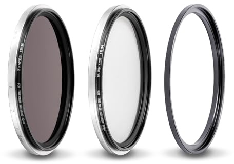 NiSi 72mm Swift Add on Kit | Inkl. Swift ND16 (1,2) 4 Blenden ND Filter, Black Mist 1/4 Filter, 72mm Adapterring