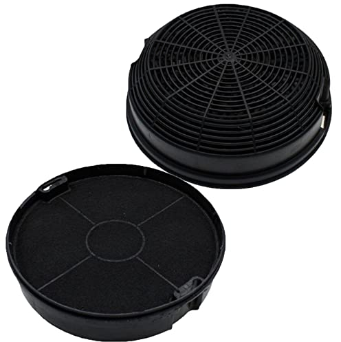 SPARES2GO Kohlefilter kompatibel mit AEG DK3160-M DK3190-M DKB1630M DKB1930M Dunstabzugshaube (2 Stück, Typ 47 / AH012)