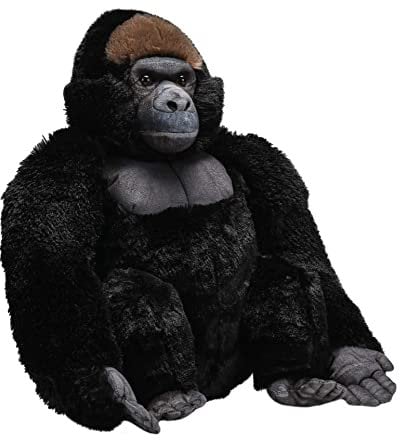 Wild Republic Artist Collection Gorilla, Geschenk für Kinder, 38 cm, Plüschtier, Füllmaterial besteht aus versponnenen recycelten Wasserflaschen, 15