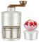 Broyeur à glace manuel, machine à glace portable et machine à cône de neige avec moule à glaçons pour faire de la crème glacée, mélanger de la Slushie et d'autres boissons glacées amusantes