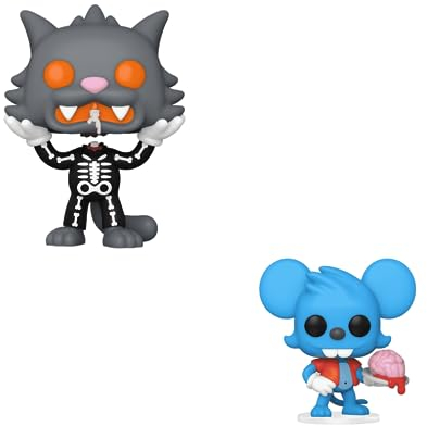 Funko Simpsons Treehouse of Horror Itchy and Scratchy Halloween 2 Pack Pop Exclusive 1267