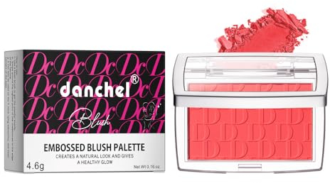 Paletta di blush opaca Silky Matte Blush Palette di lunga durata, contorno e Highlighter Makeup per un colore naturale da copertura in polvere (Ciliegio)