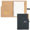 Skycase A5 Ringbuch mit Nachfüllpapier – 6-Loch-Organizer aus PU-Leder | Inkl. 120 Blatt liniert/kariert | Für Notizen, Kalender & Büro | Hochwertiges Leder-Cover (Grau)