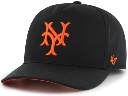 47 MLB Grand Slam Cooperstown Team-Farbe verstellbare Snapback-Hut, strukturierte Kappe, Erwachsene, Einheitsgröße, San Francisco Giants, Einheitsgr��e