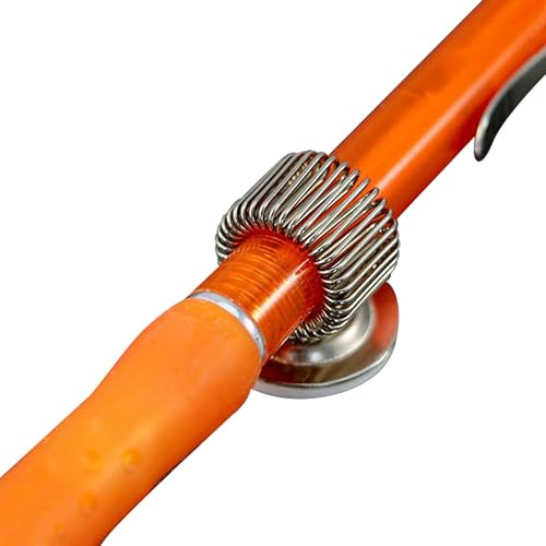 SPRINTIS Stifthalter 100 Stück, selbstklebend, drehbar, Metall,flexible Schlaufe, für Büro, Schule, Zuhause, perfekter StiftOrganizer