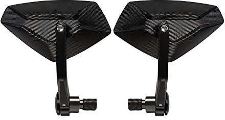 Motorrad Spiegel Motorrad Lenkerendenspiegel Für MT07 Für MT09 (2013-2020) Für MT10 XSR700 XSR900 Für NIKEN Für TMAX XJ6 FZ6 FZ07 FZ09 FZ10 Für XMAX Rückseitenspiegel(Mirror and hole plug2)