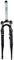 Fourche VTC 28 Zoom 141 AMS Suspension Noire filete 1 1/8 reglable v-Brake+Disque is
