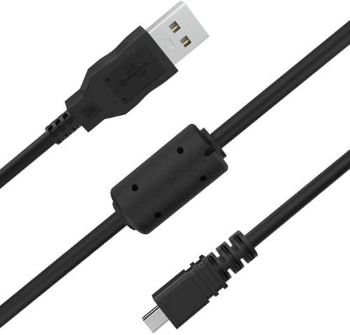 Replacement UC-E6 USB Cable, UC-E17 UC-E23 Photo Transfer Cord Compatible with Nikon Coolpix L, S, R, D, P Series Digital Cameras D3300 D7200 D750 P520 P510 S6000 S6300 Coolpix L340 L32 A10 (5FT)