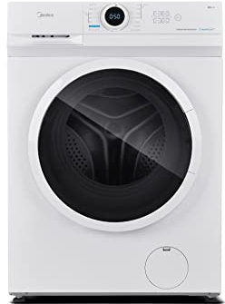 Midea MF200D80B/E Freestanding Washer Dryer, Lunar Dial LED Display, Feature-rich, 1H Wash & Dry, 1400RPM, 8kg/6kg load, White [Energy Class B]