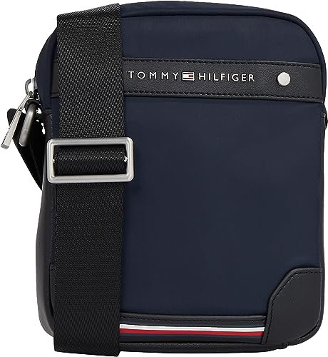 Tommy Hilfiger Herren Umhängetasche Reporter Klein, Blau (Space Blue), Onesize