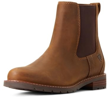 ARIAT Homme Wexford Waterproof Boot Bottine Chelsea, Marron foncé, 43 EU