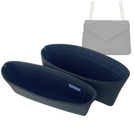 SAMORGA SL-LouLou-S SL Loulou Kleine Tasche Organizer Einsatz Innentaschen 2 Stück (2 mm schwarz)