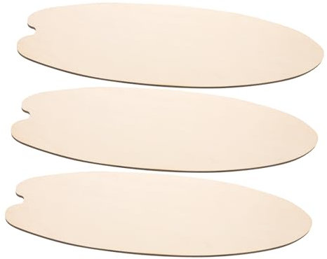 VINTORKY 3st Surfbrett-wandbehang Graffiti-surfbrett Rohlinge Für Surfbretter Aus Holz Surfbrett-dekorationen Zum Aufhängen Wand-surfbrett- Hölzern Strand Dekorative Plakette Draussen