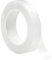 Taiyeestar 5m Doppelseitiges Klebeband Extra Stark Transparent - 2mm dick, Ablösbar nicht markierend Doppelseitiges transparentes Nano tape, für Teppich/Foto Wand/Küche/Zuhause, 20mm breit