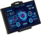 LICAEVEY Portable Monitor, 3.5in IPS USB Mini Screen, CPU Hardware Temperature Monitor Type-C Sub Screen, AIDA64 PC Temperature Display Screen for Computer Case, Displays Computer Network