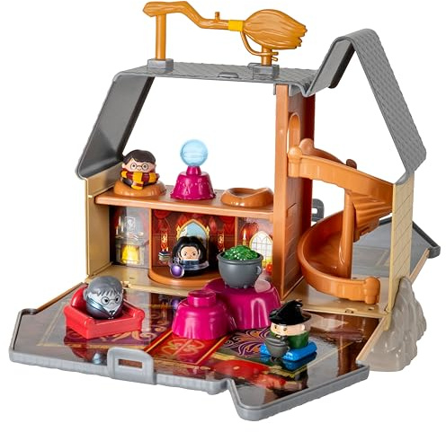 Squish-a-longs SQAL0399 - Harry Potter Schloss Hogwarts Playset, enthält 4X 2,5 cm Mini-Squish mit 3X Accessoires, 1x Schloss Spielset und 1x Collectors Guide - Sammeln, Tauschen und Spielen