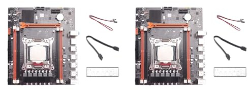 Deechate 2X X99H - Kit scheda madre con CPU E5 2673 V3+ interruttore+ LGA2011-V3 DDR3X4 RAM M.2 NVME PCI-E 3.0 X16 SATA3.0