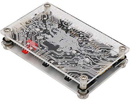 LeHang Newest Version 2 in 1 6-ways 12V ARGB and 12V PWM DC Fan Hub with Acrylic Case and Magnetic Standoff for ASUS/MSI 12V 4Pin LED Controller