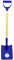 Extra Large 30 Inch Garden Beach Metal Spade | Giant Digging Spade Sand Shovel For Kids | Colour Varies One Supplied