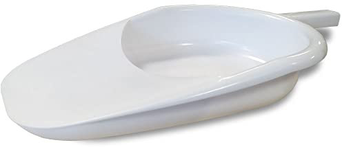 - Gisinti - Padella Letto per Disabili Padella sanitaria Da Letto Padelle per Igiene Allettati Anziani Urinatore Donna in Polipropilene ATOSSICO Made in Italy 1 pezzo colore Bianco