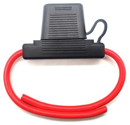 VANTRONIK 1 x wasserdichter Sicherungshalter für Maxi Fuse UL 1015 Gauge 8 AWG Draht 30,5 cm