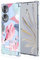 Topme Coque pour Honor 70 5G (6.67 inches), Étui de Téléphone Portable en Silicone TPU Souple avec Motif Peint Transparent - Flamant Rose 2