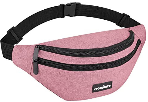 MOCOCITO Bauchtasche Gürteltasche für Damen und Herren, Hüfttasche, Brusttasche Groß Handytasche 120CM/135CM Gurt Verstellbarer für Outdoor Sport Camping Wandern Fahrrad Geschenke für Frauen Männe