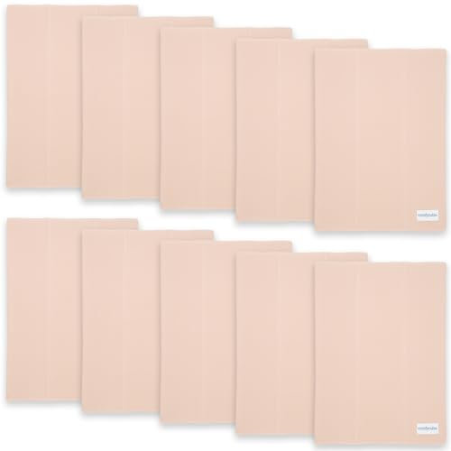 Comfy Cubs - Juego de paños para eructos para bebé (paquete de 10) – Grandes, 6 capas, ultra absorbentes, 100% algodón para escupir y desorden, suaves, suaves, cuidadosos regalos para recién nacidos,