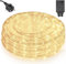 COSHANO Tira de luz Led para jardin exteriores manguera color blanco calido navidad, decoracion, fiesta girnalda exterior - interior waterproof (16 Metros)