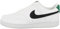 Nike | Deportiva Nike Court Vision Low para Hombre - Zapatilla Blanca Con Detalle Negro y Verde - Sneaker Con Cierre de Cordones – Estilo Casual – Cómodas – Alta Calidad - Modelo DH2987-110
