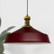 bamyum Asletl-Knob Hängelampe Industrial Vintage Ø41 cm, Küchenlampe Hängend Vintage, Pendelleuchte Esstisch Vintage, Hängelampe Esstisch, Wohnzimmerlampe, Pendelleuchte Bordeaux Metall, Küchenlampe