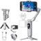 AOCHUAN Gimbal Stabilizer for Smartphone with Face/Object Tracking for iPhone 15 14 Pro Max Android,3-Axis Foldable Phone Gimbal w/Built-in Light,1/4 Threads for TikTok YouTube Vlogging(Smart X Grey)
