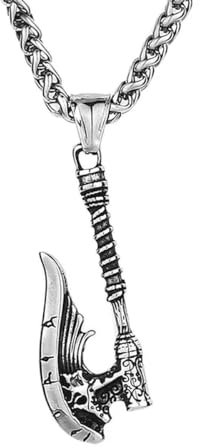 Vintage Stainless Steel Viking Axe Pendant Necklace Men Nordic Necklace Amulet Jewelry Gift Fashion Punk Hip Hop Bottle Opener