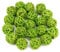 Tissting 20 Pieces Decorative Balls, Vase Centerpiece Bowls Orbs Filler Craft, House Ornament, 3cm Rattan Balls for Wedding Party Potpourri Decor(Green)