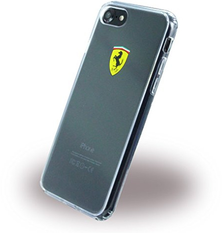 Ferrari FEHCP7BK PC/TPU Schutzhülle Racing Shield für Apple iPhone 7 schwarz