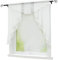 Joyswahl Kleinfenster Scheibengardine Voile Bistrogardine »Gerda« mit Tunnelzug Transparente Gardine Stores BxH 120x145cm Beige 1er Pack