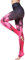 FLYILY Schöne Printed Sport Leggings Damen Sporthose Fitnesshose Yoga Leggings Sporthosen für Damen(Red,M)