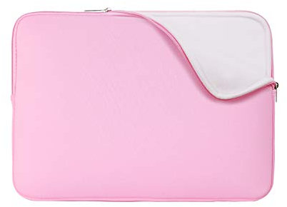 RAINYEAR Funda para portátil de 13 Pulgadas para MacBook Air 13 Pulgadas M4 M3 M2 M1 A3240 A3113 A2681 A2338 A2337, 13,3 Macbook Pro A1989 A2159 A2251 A2289 Funda con Forro Mullido, Rosa