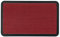 Carpido Fußmatte Außen & Innen - 50x80 cm - Rot Linien - Sauberlauf Türmatte rutschfest - Schmutzfangmatte sehr strapazierfähig - Fussmatte aussen Stufen