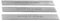 Set of 3 pcs HSS Blade 3/32 X 1/2 X 4-1/2 Parting Machine Tools