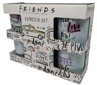 Set de 4 Tazas expresso Abystyle Friends