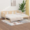 Norheim Sofá Cama Extraíble Cama Divan Cama Convertible en Cama Individual de Madera de Pino Estructura de Sofá Cama Diseño Moderno 2X(80x200) cm Natural