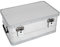 Aluminium Behälter mit Deckel - 37,9 Liter - 51,7 x 32,1 x 23,0 cm - korrosionsbeständig - mit Gummidichtung und 2 Klapphandgriffen - Aluminiumbox, Transportkiste, Werkzeugkiste, Lagerbox