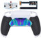 eXtremeRate Rise4 Remap Kit Metallo per ps5 Controller BDM-010/020,Palette Paddles Back Button Programmabile per ps5 Joystick,Cover Grip&Tasti Posteriori per Joypad-Bianco Nero Blu Viola